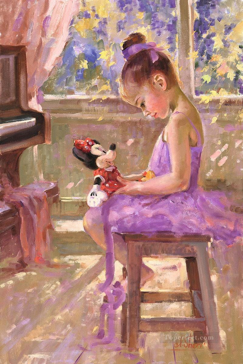 Minnie Mouse Joyful IS Disney Oil Paintings